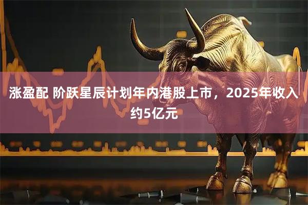 涨盈配 阶跃星辰计划年内港股上市，2025年收入约5亿元